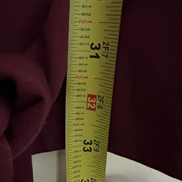 ELOQUII Burgundy Belted Blazer | Size 28 - Picture 6 of 7